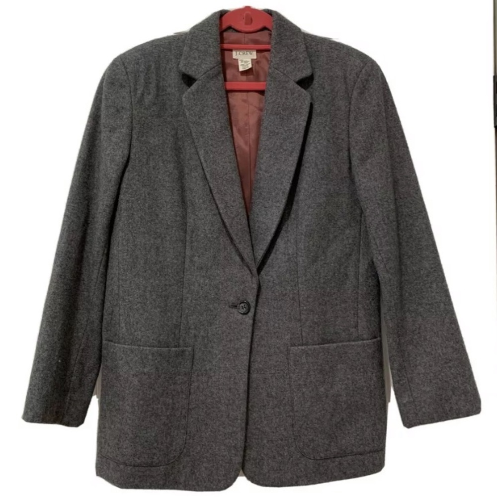 J. Crew Gray Wool Blazer
